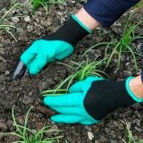 Садовые перчатки с когтями Garden Genie Gloves, 1 упаковка
